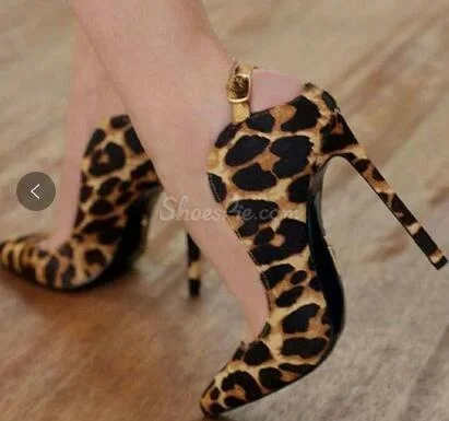 

Solid pointed cross strap sexy high heels single shoes