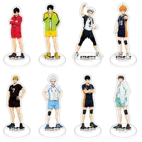 wholesale japan anime figure haikyuu volleyball prince acrylic stand model plate desk decor standing sign men keychain friends