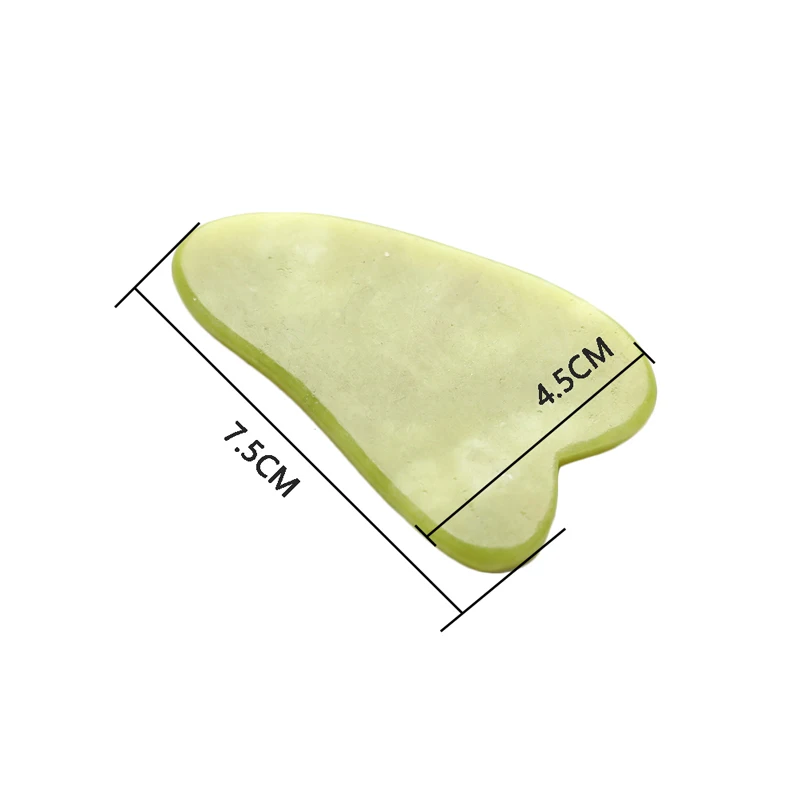 

Natural Green Jade Stone Gua Sha Massage Tool For Face SPA Therapy GuaSha Massager Gouache Stone Antistress Body Scraping Board