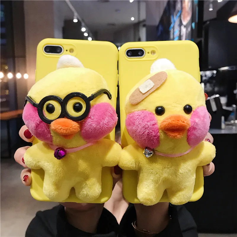 

Cute Cartoon Duck Soft Phone Case for OPPO A57 A39 A59 F1S A71 A79 R17 Pro K1 K3 K5 A11X A5 2020 R9 R9S R11 R11S Plus cover