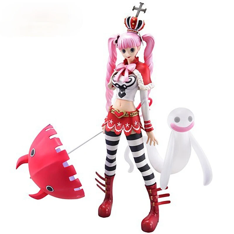 

Original MegaHouse MH One Piece POP-DX Princess Mononoke Perona Perona Golden Cat Japanese anime, model toys