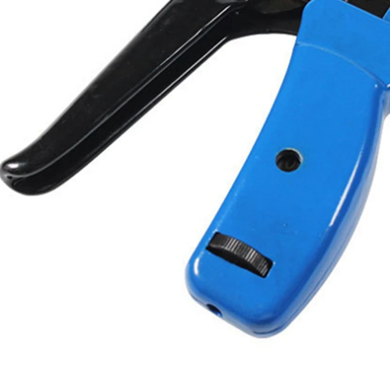 

Cable Tie Tool Fastening Cable Tie Tool Flush Cut Point Zip Tie Tool with Steel Handle for Nylon Cable Tie (Blue)