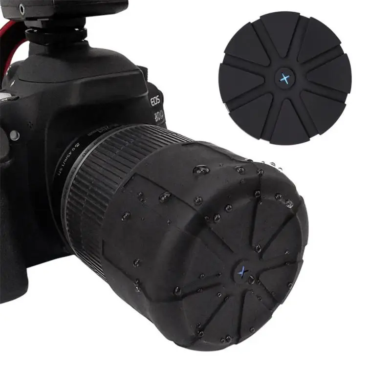 

Universal SLR Camera Lens Cover Waterproof Silicone Anti-Dust DSLR Lens Cover