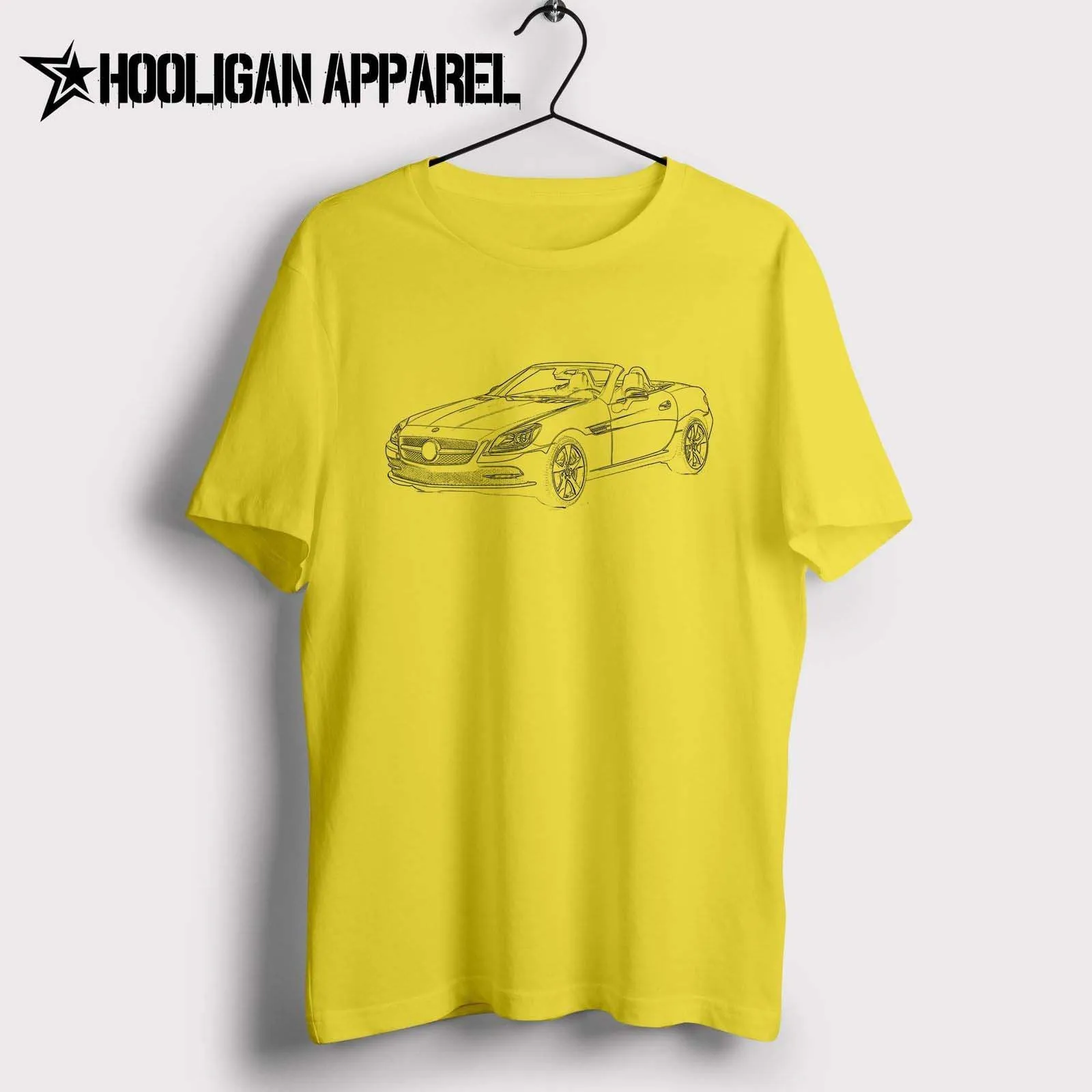 

Discount 2019 New Fashion Summer Men'S Short German Classic Car Fans Slk Class Slk350 2016 Inspired Car Custom Design Shirts