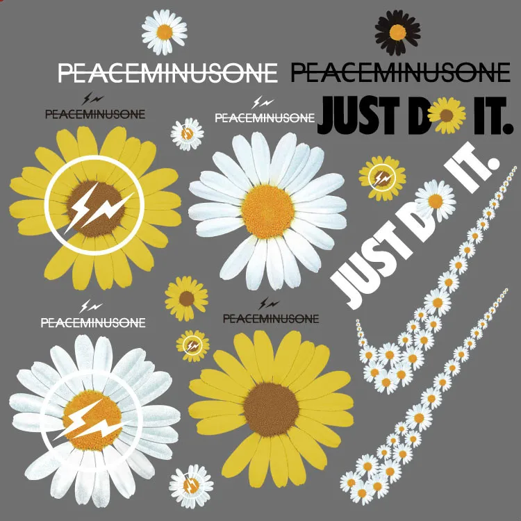 Нашивки в виде ромашек из мультфильма сделай сам для одежды футболка класса А