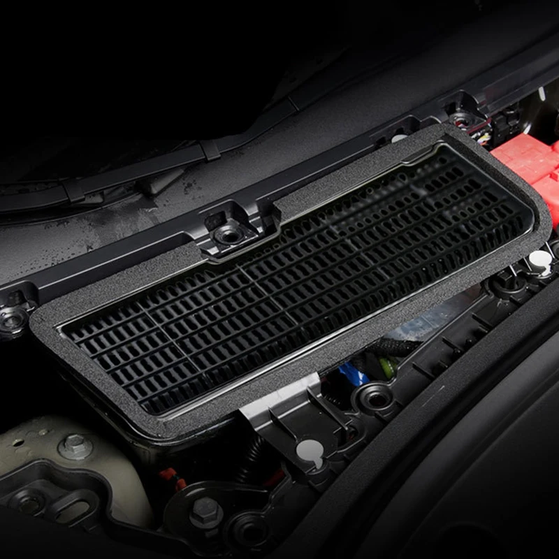 

Крышка вентиляционного отверстия автомобильного воздушного фильтра Пылезащитная Крышка для Tesla Model 3 2021 Противоударная крышка для вентиляц...