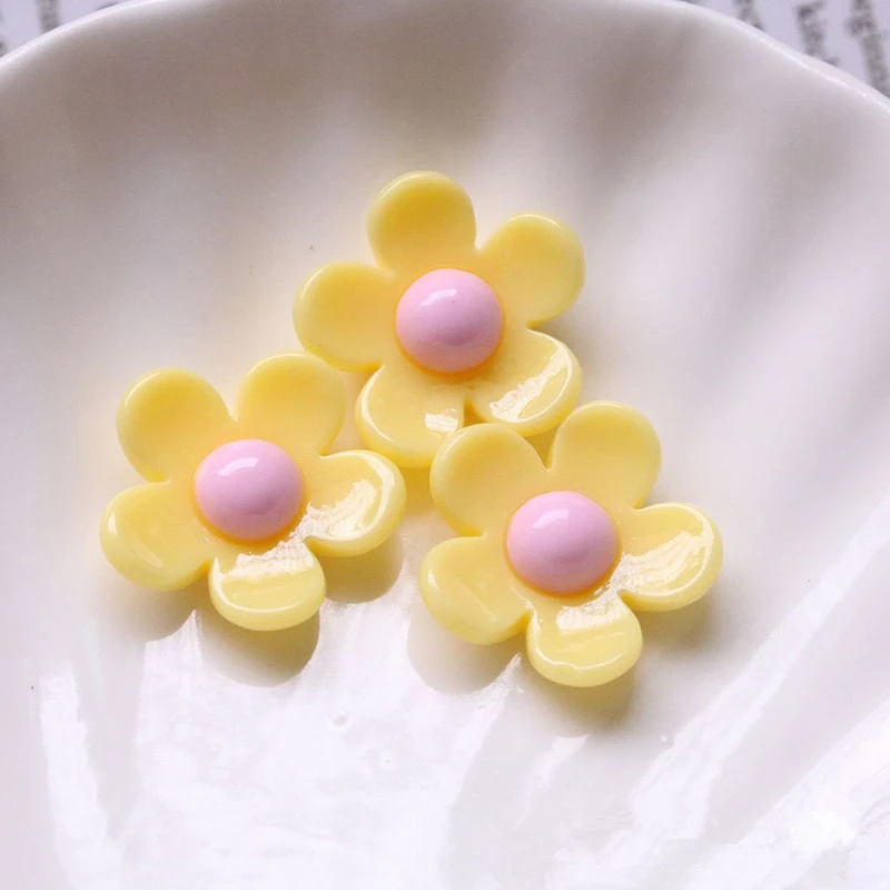 Заколки для волос сделай сам 20 шт. разноцветные Декор-брошь скрапбукинга с