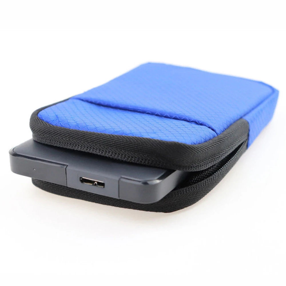 Hard Disk Pocket Storage Holder Pouch Case 2.5''Super EVA Shockproof Water/Dust/Scratch Proof Carrying Case HDD SSD Storage Bag