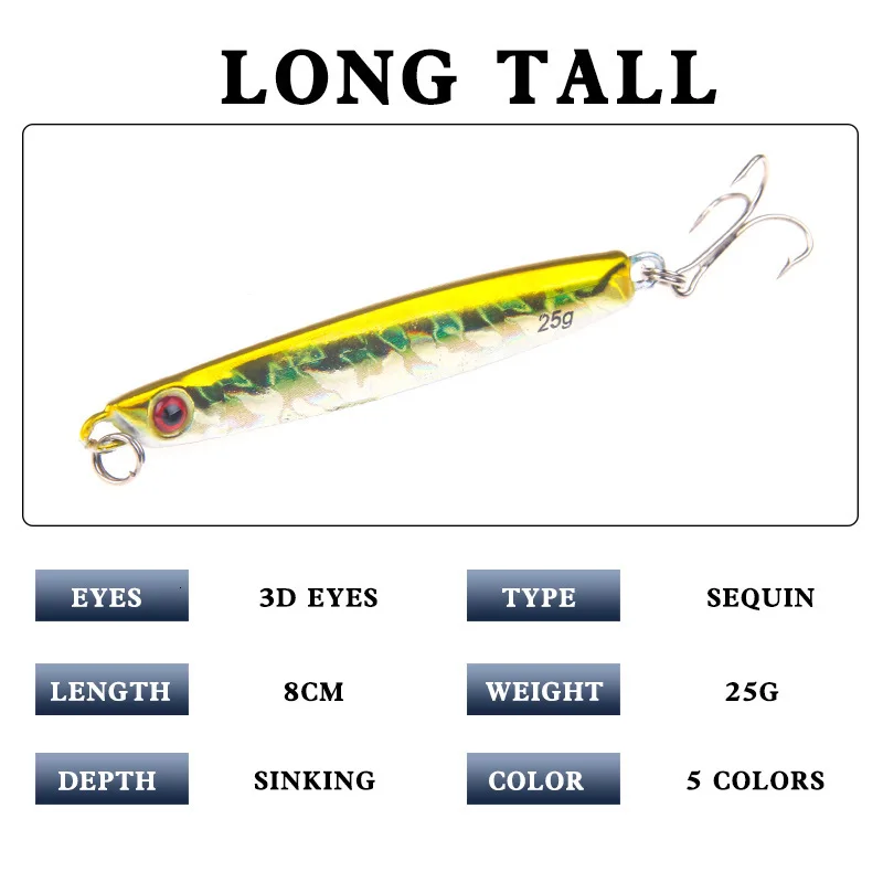 Джиг приманка для рыбалки весом 25 г ловли окуня джиг морские приманки форель