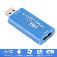 portable usb capture hd card audio video capture compatible to hd 1080p acquisition card converter for computer support windows