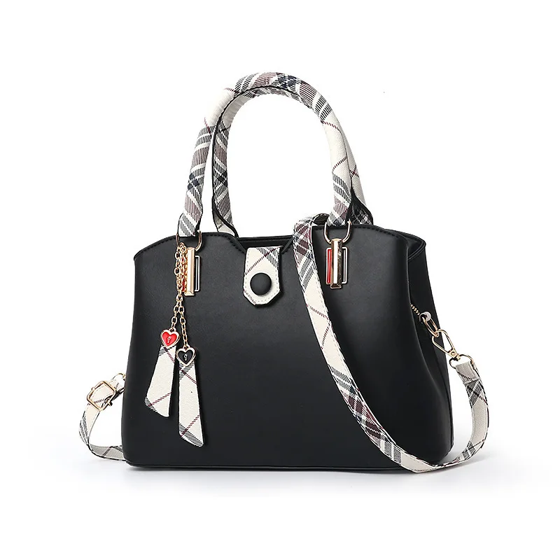 

2022 New Luxury Women's Handbag Fashion Hit Color All-match Soft Leather Elegant One-shoulder Messenger Bag Women's