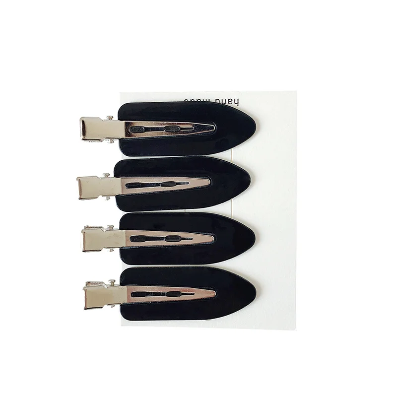 

4pcs/Lot New Fashion No Trace Hairpin Hair Clip Solid Colr Barrettes Ornament Styling Hair Tools Women Girls Hair Accessories