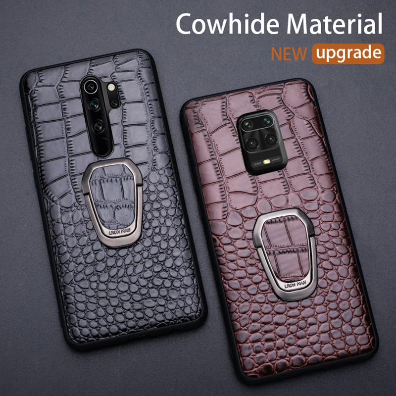 

Leather Phone Case For Xiaomi Redmi Note 9S 9 8 7 6 K20 K30 Mi 9 se 9T A2 A3 10 Lite Mix 2s Max 3 Poco F1 X2 Pro Crocodile Cover