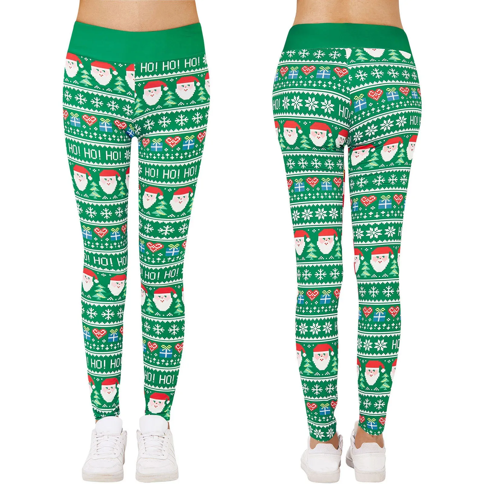 

Christmas Women Leggings Pants Tights Pant For Workout Casual Legging Femme Athletic Pants For Women