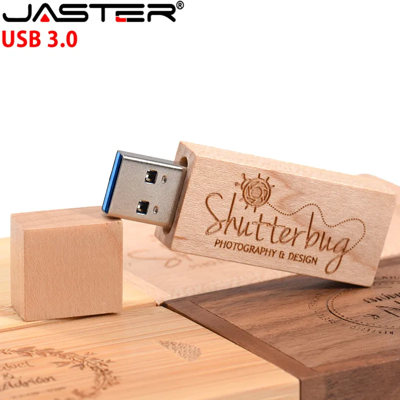 Usb флеш накопитель JASTER в деревянном стиле с логотипом usb 3 0 4 ГБ 8 16 32 64 флешка|USB
