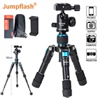 Профессиональный легкий штатив Jumpflash, алюминиевый дорожный компактный монопод с шаровой головкой для DSLR SLR телефонов, Gopro, прямых трансляций на Youtube