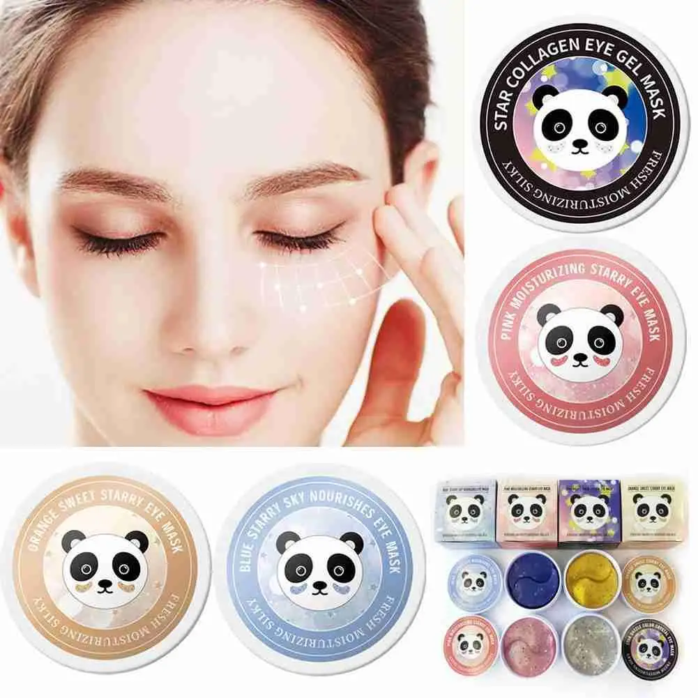 

60pcs Crystal Collagen Eye Mask Bright Hydrating Moisturizing Anti-Aging Dilution Dark Circle Eye Patches Eye Skin Care