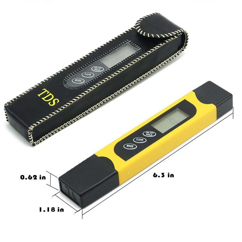 

Digital Portable PH Meter Tester With Alarm Function TDS Tester ATC Automatic Calibration TDS Instrument Food Aquarium Tester