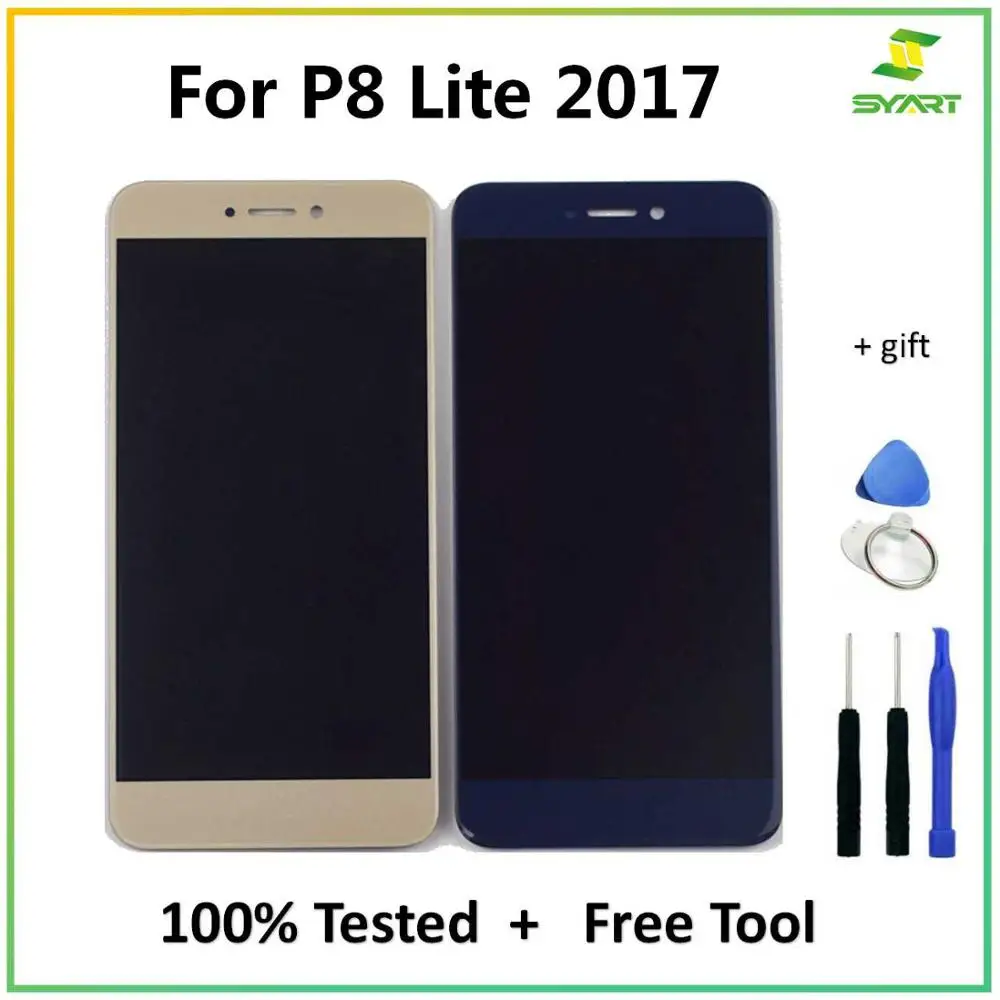 Жк дисплей 5 2 дюйма для Huawei P8 Lite 2017 дигитайзер сенсорного экрана в сборе запасные