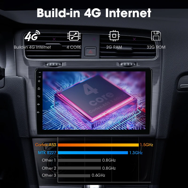JMCQ 10 &quotRDS для Volkswagen VW Golf 7 2014 2018 автомобильный Радио Android плеер GPS Bluetooth Мультимедиа