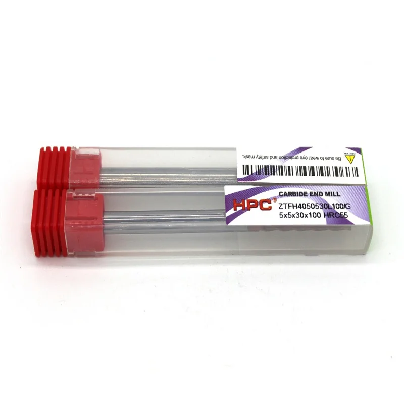 

5*5*100 of 4 flutes flat end mills HRC55 mill cutter carbide end mill CNC machine tool