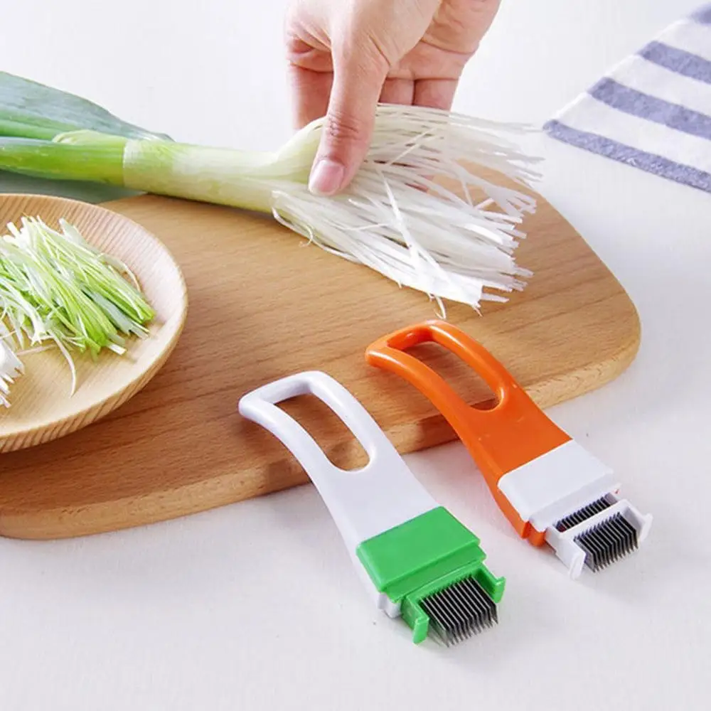 1Pcs Random Color Portable Simple Grater Vegetable Slicer Shredded Cutting Onions Knife Cut Onion Cutter Fit For Kitchen Tools | Дом и сад