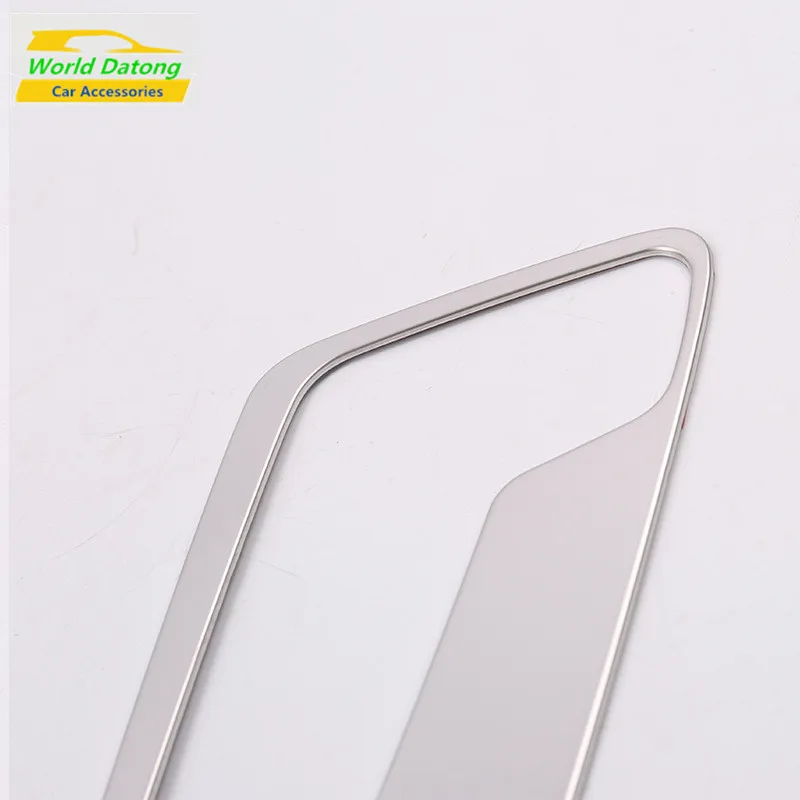 

For Audi A6L 2019 2020 Car Styling Front Seat Adjustment Buttons Panel Stainless Steel Decorative Cover Trim