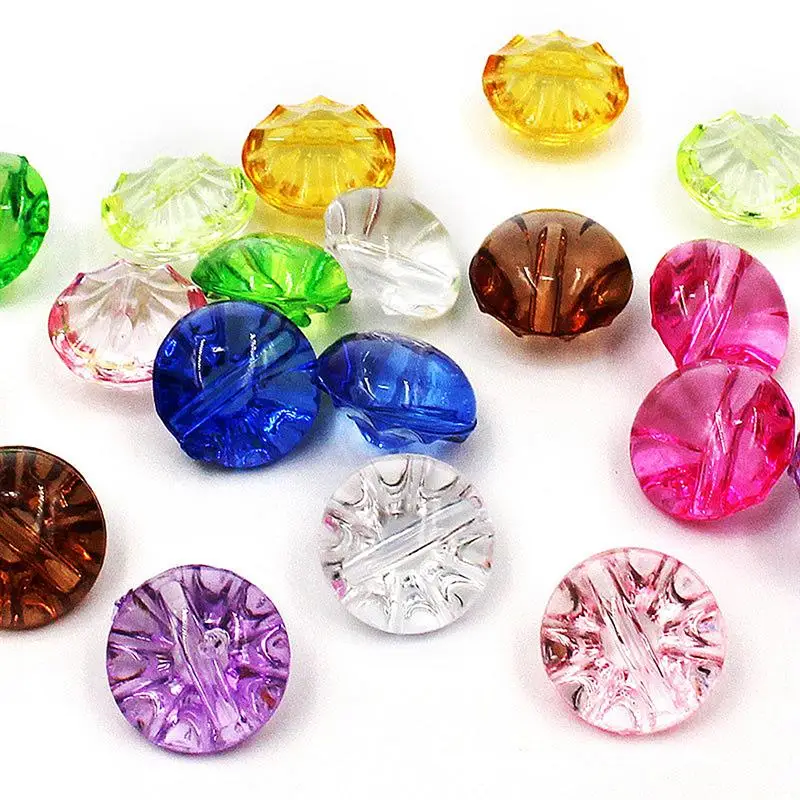 50 шт. прозрачные пуговицы для рубашек | Дом и сад