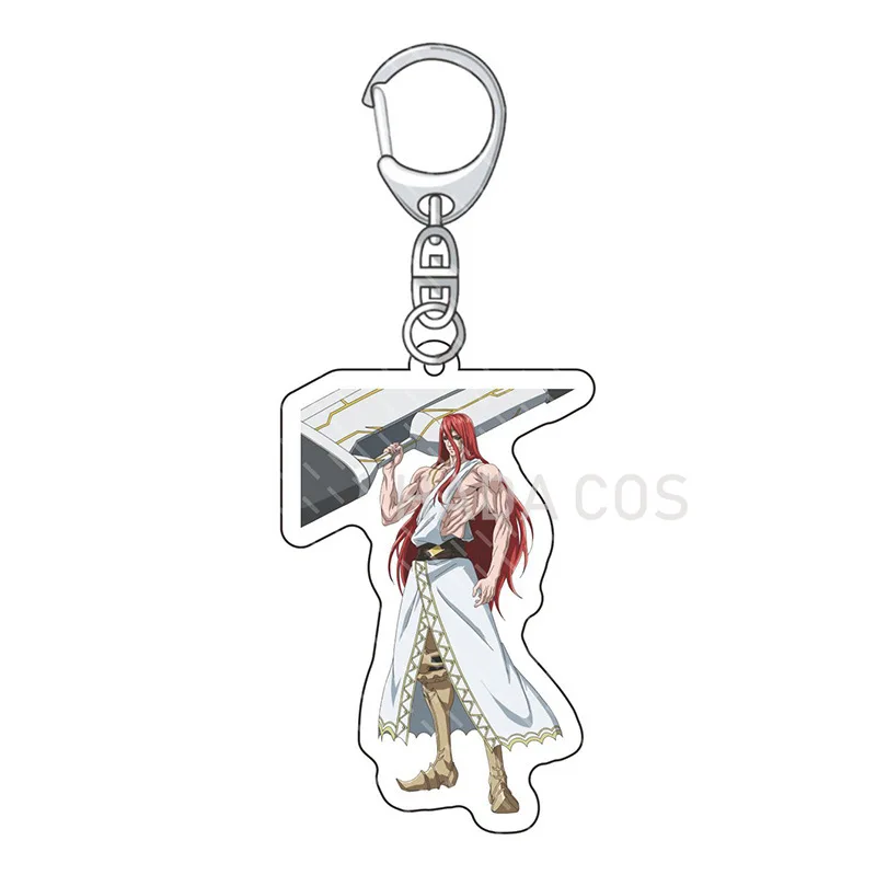 Anime Record of Ragnarok Brunhild Lu Bu Sol Poseidon Shiva Sakyamuni Sasaki Adam Cosplay Acrylic Printed Keychain Pendant Gift |