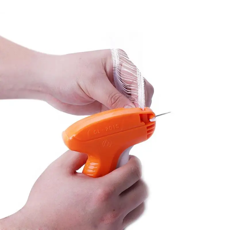 Пистолет для этикеток на одежду пистолет + 5 игл 1000 зажимов швейные