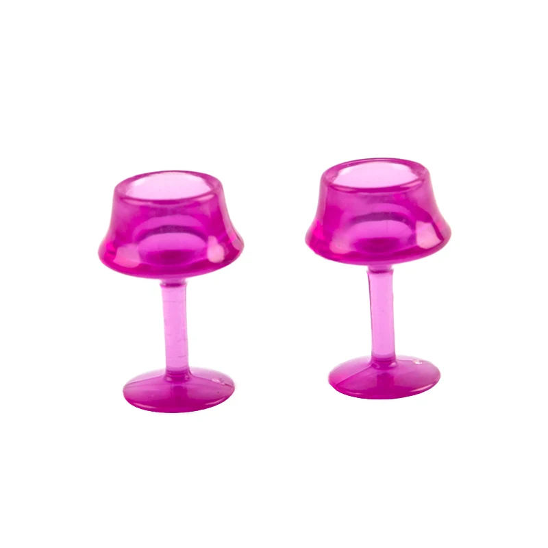 

10Pcs Mini Red Wine Cup Simulation Furniture Wine Glass Goblet for Doll House Decoration 1/12 Dollhouse Miniature Accessories