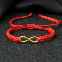 vintage lucky thread braided bracelets handmade adjustable knots infinity women bracelets men friendship bangles charm jewelry