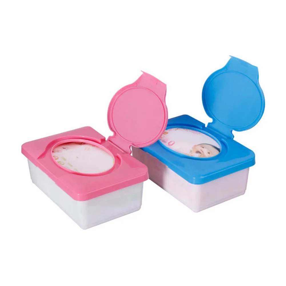 Wet Tissue Box Seal Baby Wipes Paper Storage Dispenser Holder Household Plastic Dust-proof with Lid | Дом и сад