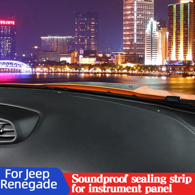 

Soundproof Sealing Strip Instrument Panel For Jeep Renegade Rubber Noise Reduction Protection Decorative Accessories