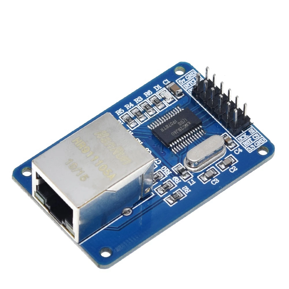 ShengYang 1 шт. ENC28J60 Ethernet LAN сетевой модуль схема для arduino 51 AVR LPC STM32 3,3 В