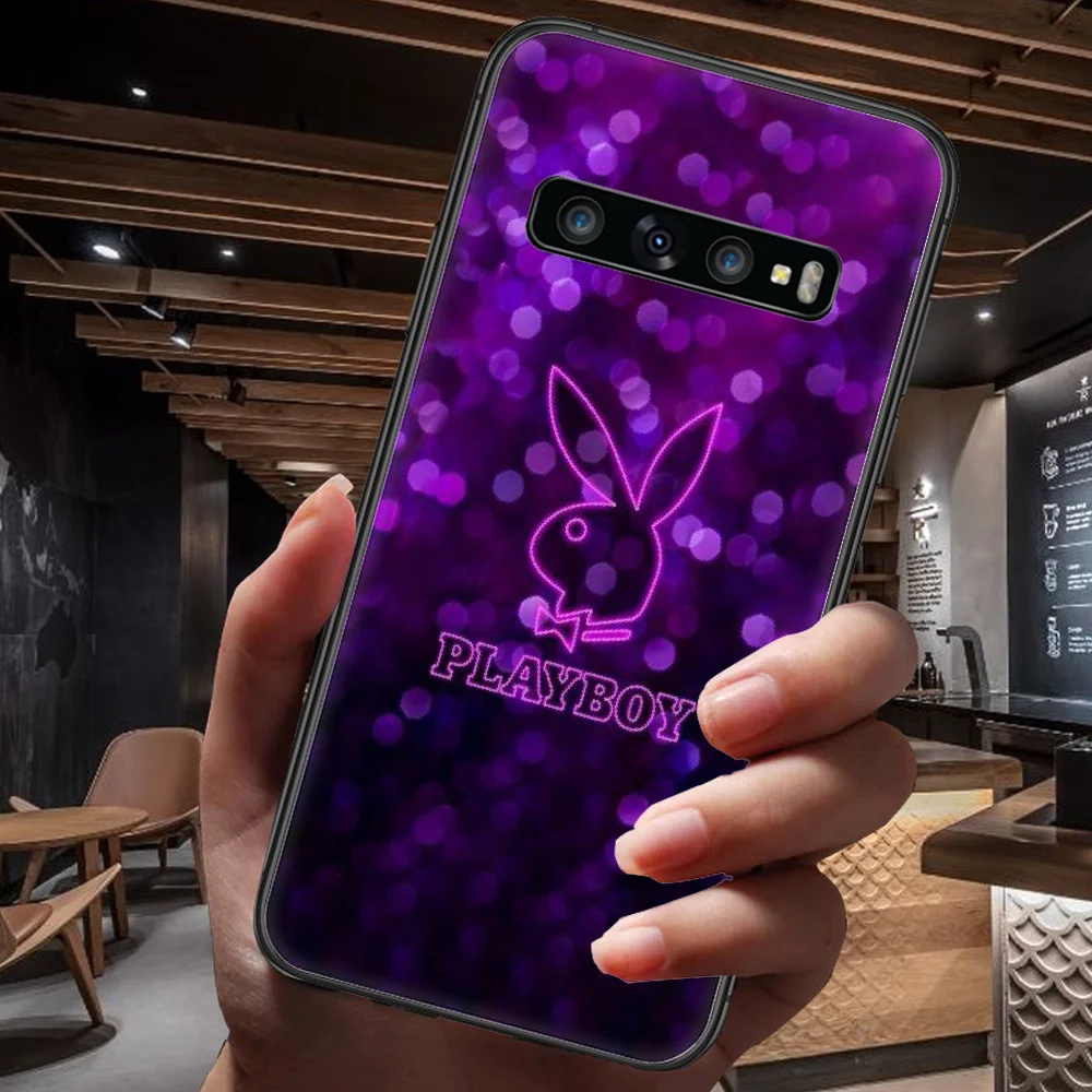 

Luxury Fashion Playboys Phone Case For Samsung Galaxy Note S 8 9 10 20 Plus E Lite Uitra black Etui 3D Back Soft Prime Luxury