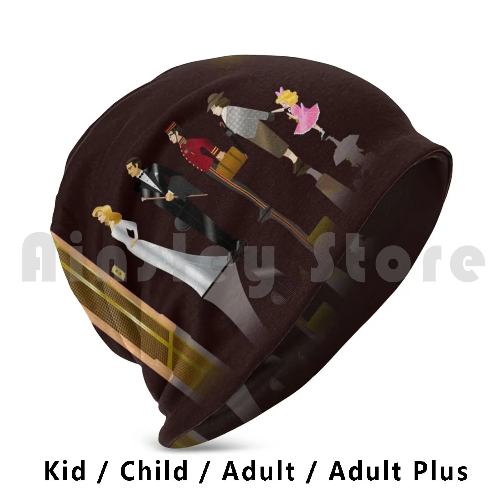 

. .. И в кошмар облегающие шапки пуловер Кепка Удобная башня отель ужас Лифт страшное Арт Деко поездка