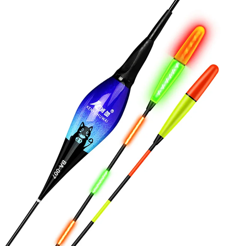 Summer Night Fishing Smart Led Electronic Light-emitting Float Top Bold Accessories Fishing Tackle With Cr425 Battery Carp 2022