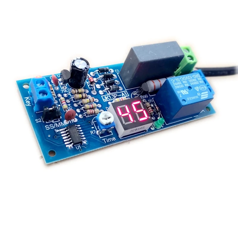 

Delay relay module 220V passive output digital tube display trigger timing JK13P industrial control board