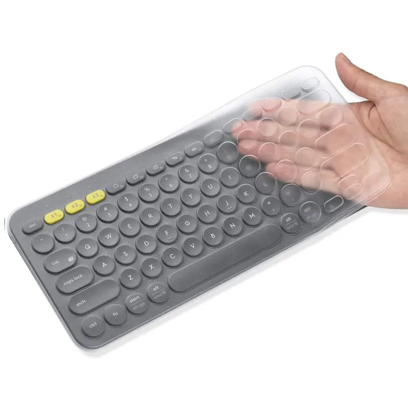 

Clear Keyboard Cover For Logitech Keyboard Film Case Protector Laptop Protective Film for Logitech Ultra-thin Cover 13 colors