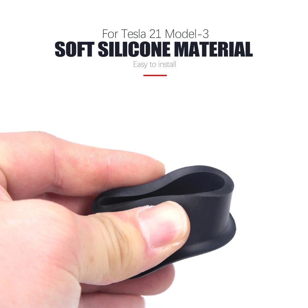 

Front Trunk Storage Box Screw Protection Cover For Tesla Model 3 2021 Car Styling Accessories Trunk Silicone Screw Cap 2 PCS