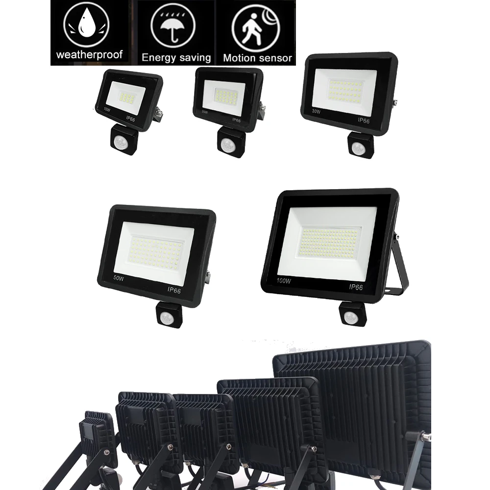 Светодиодный прожектор с отражателем наружное освещение опционально