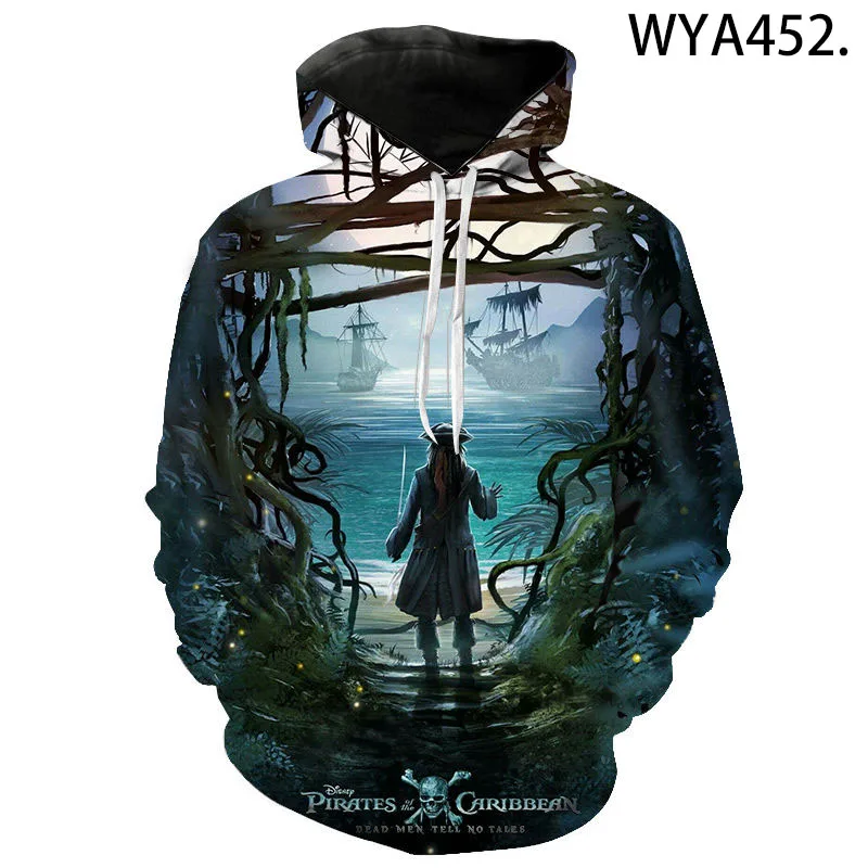 

3D Printed New Pirate Movie Sweatshirt Streetwear Top