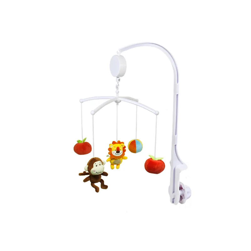 Детские мобильные погремушки на кроватку держатель для игрушек вращающийся