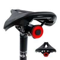 auto startstop flashlight for bicycle bike rear light brake sensing ipx6 waterproof led usb charging cycling taillight