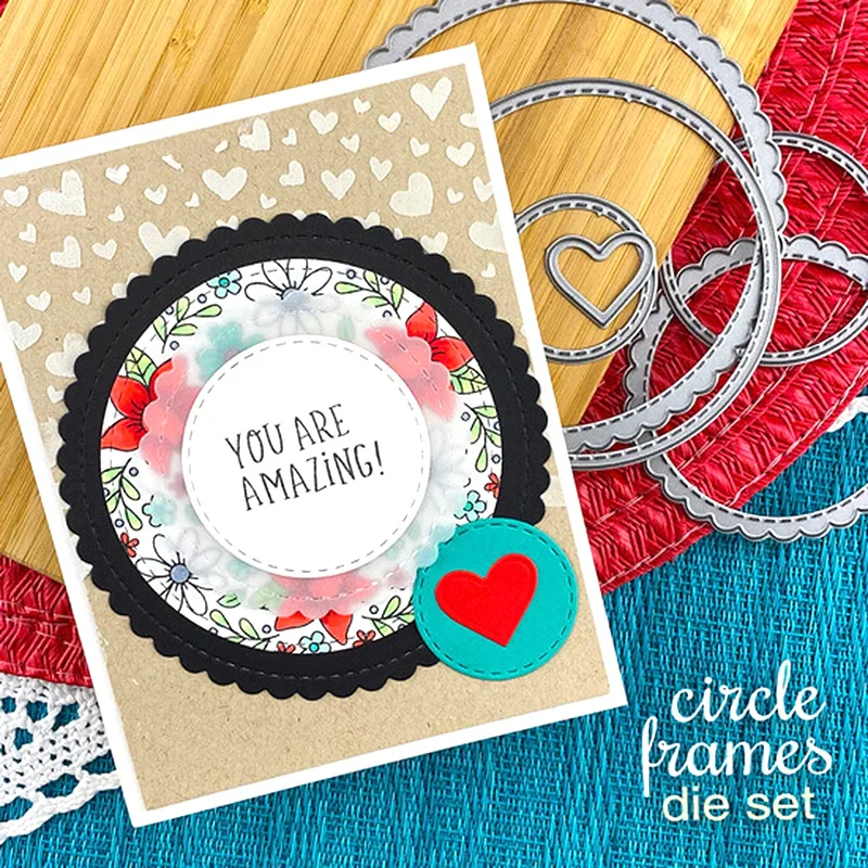 ługa koronkowa ramka wykrojniki do metalu dla majsterkowiczów album scrapbookingu papierowa dekoracja kartek rzemiosło tłoczenie 2021 nowe