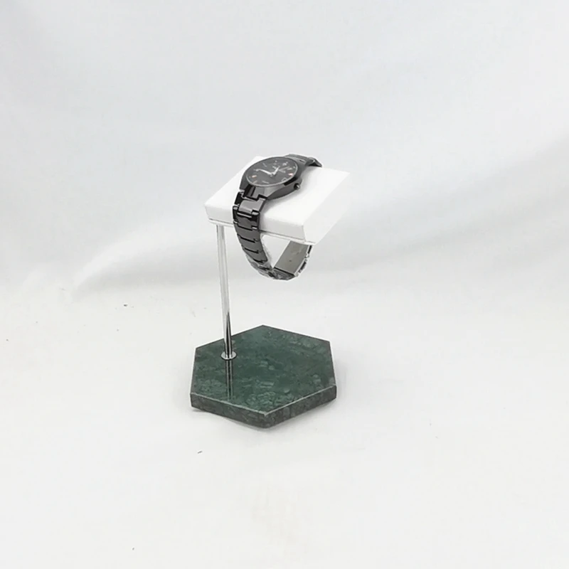 

Marble Watch Stand New Creative Watch Display Stand Watch Stand PU Leather Watch Holder Hexagon