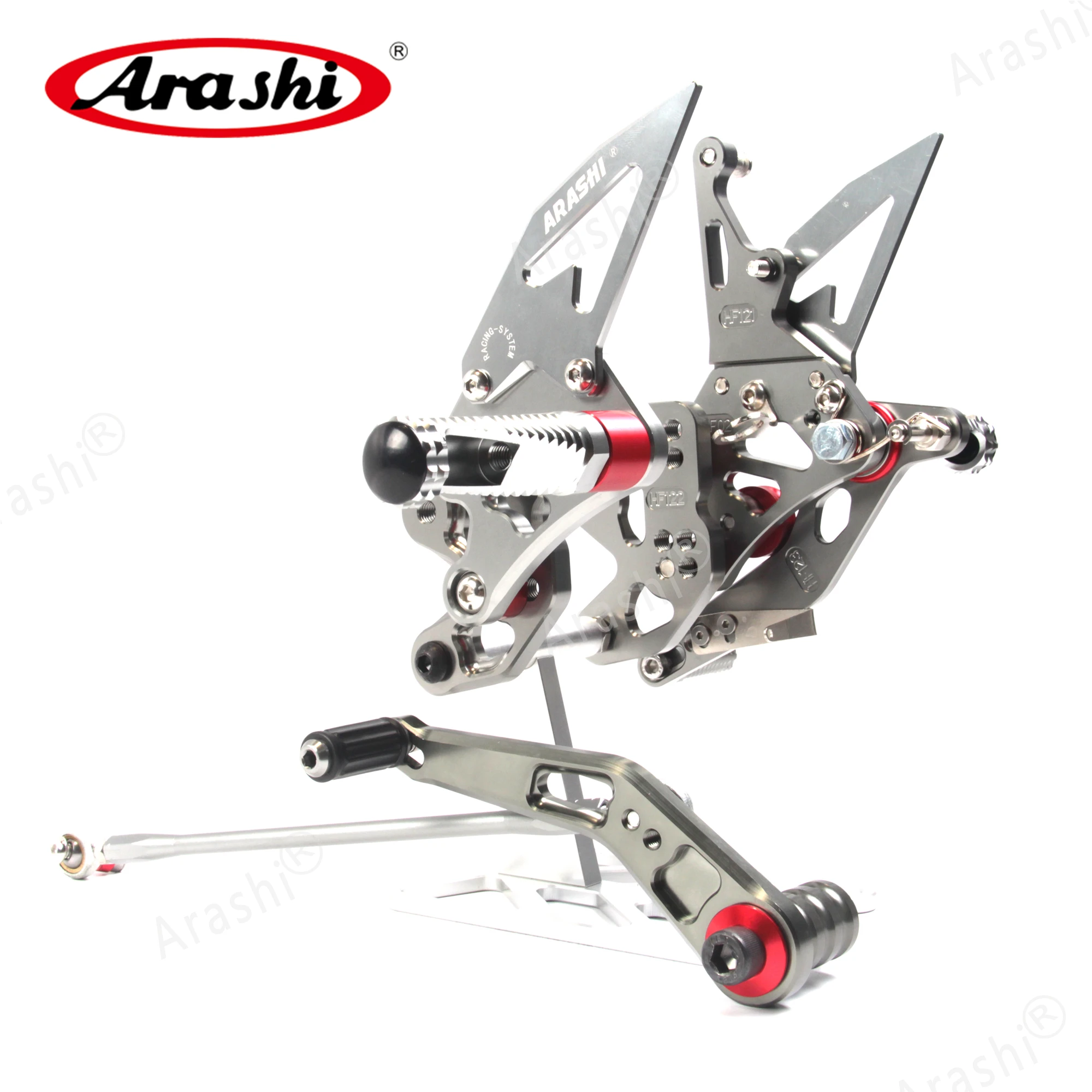 Араши мотоцикла для ног Rearset SUZUKI GSXR GSX-R 600 750 2006 2007 2008 2009 2010 GSX750R CNC регулируемый езды