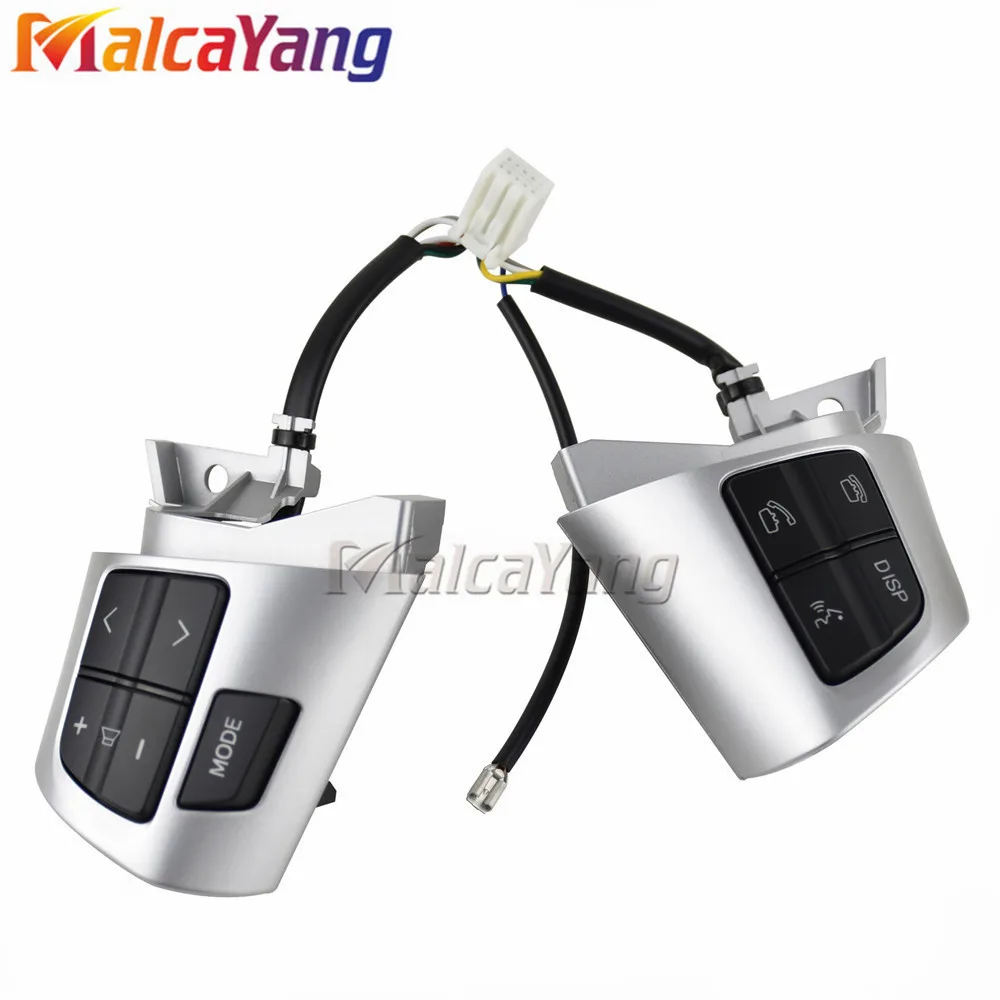 Silver buttons Высококачественный для TOYOTA COROLLA 2007-2013 84250-02230 8425002230 Рулевое колесо Кнопка управления аудио серебристый и черный цвет - Цвет: Silver buttons