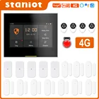 Беспроводные смарт-аксессуары Staniot 433 МГц Wifi 4G для гаража и жилых помещений с поддержкой приложения Tuya и Samrtlife